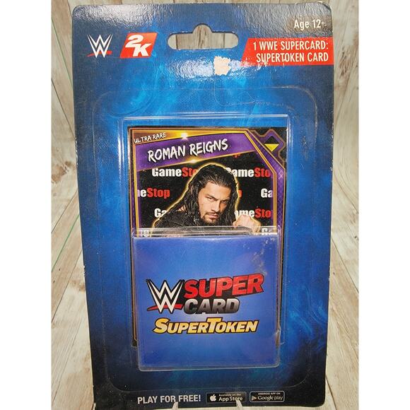 WWE | Toys | New Wwe 2k Super Card Supertoken Card Game Qr Code Ultra ...